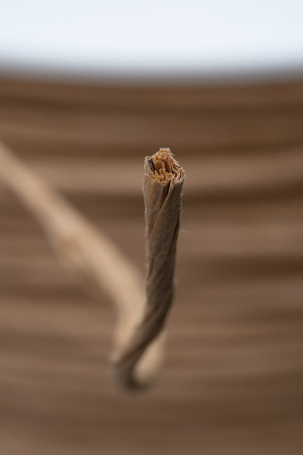 Close-Up Papierdraht Natur