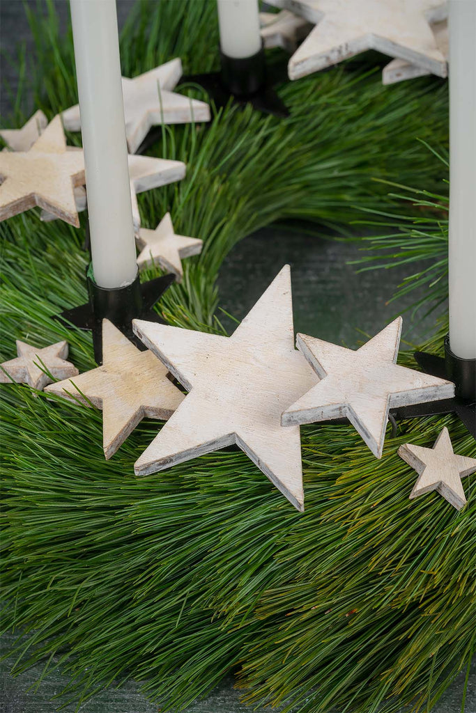 Holzsterne "Pure Christmas"