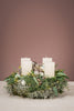 Marions Adventskranz mit cremefarbenen Kerzen als DIY Kit