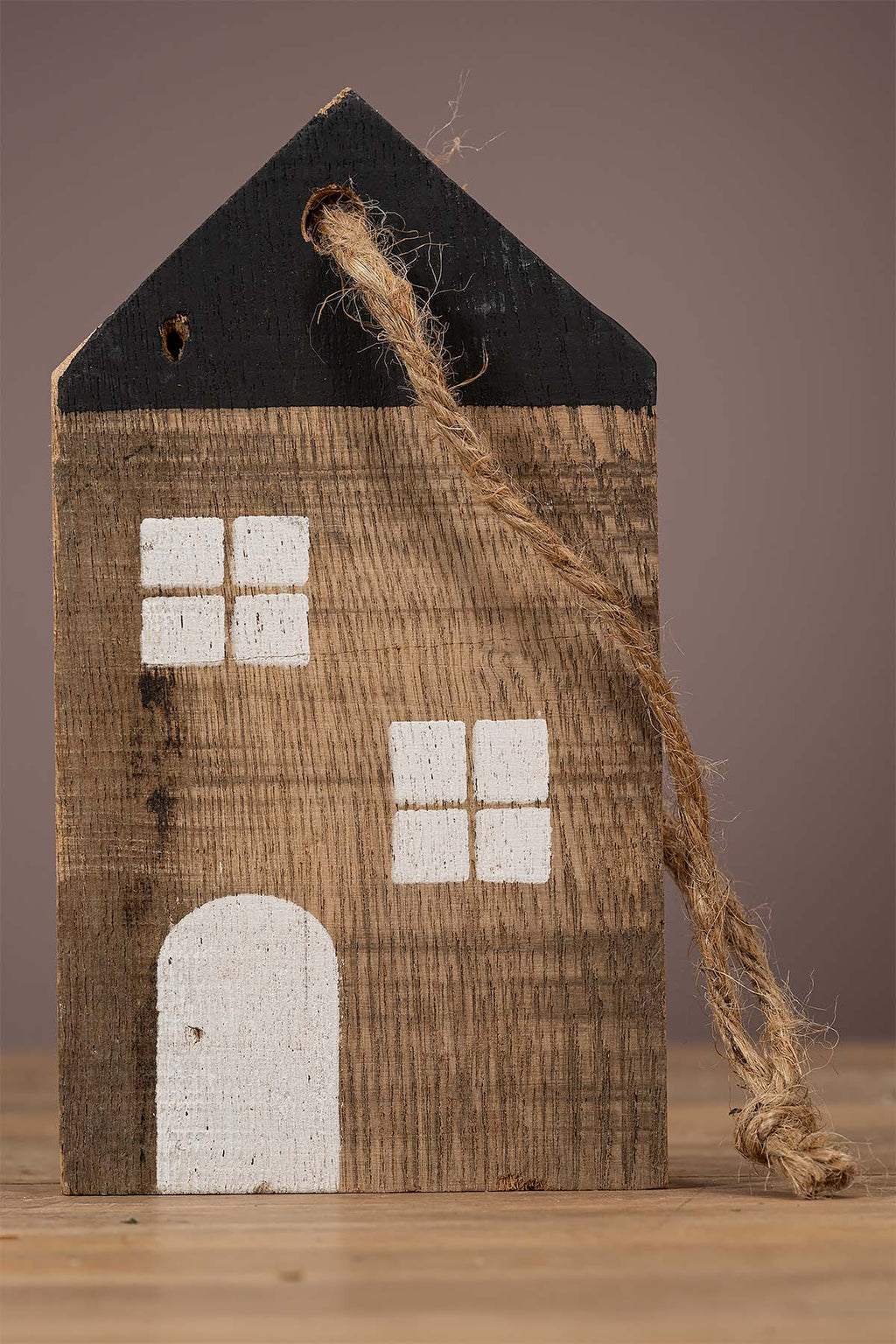 Schwarz Hänger "Holzhaus"