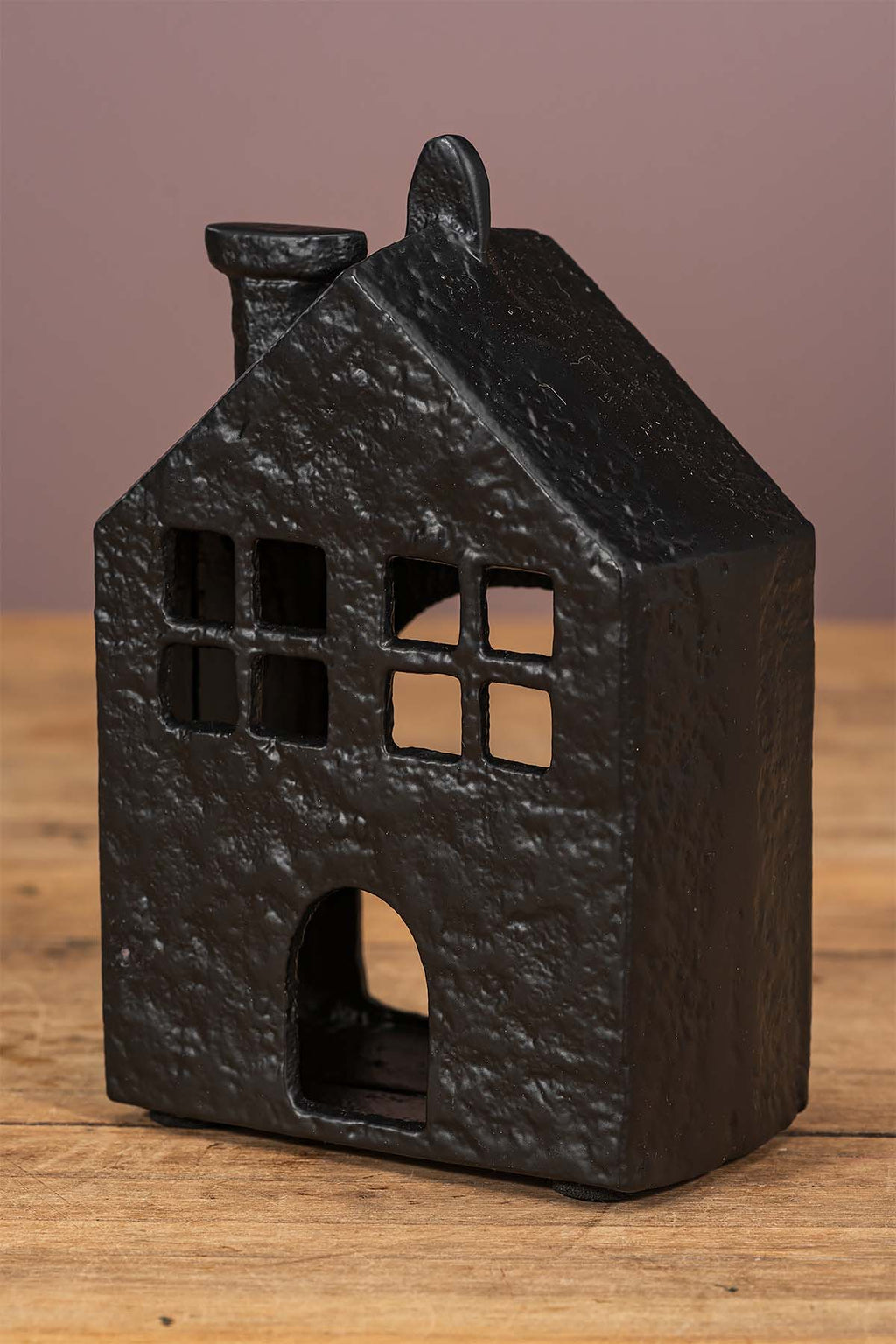 Groß Schwarz Lichthaus "Metall"
