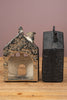 Silber und Schwarz Lichthaus "Metall"