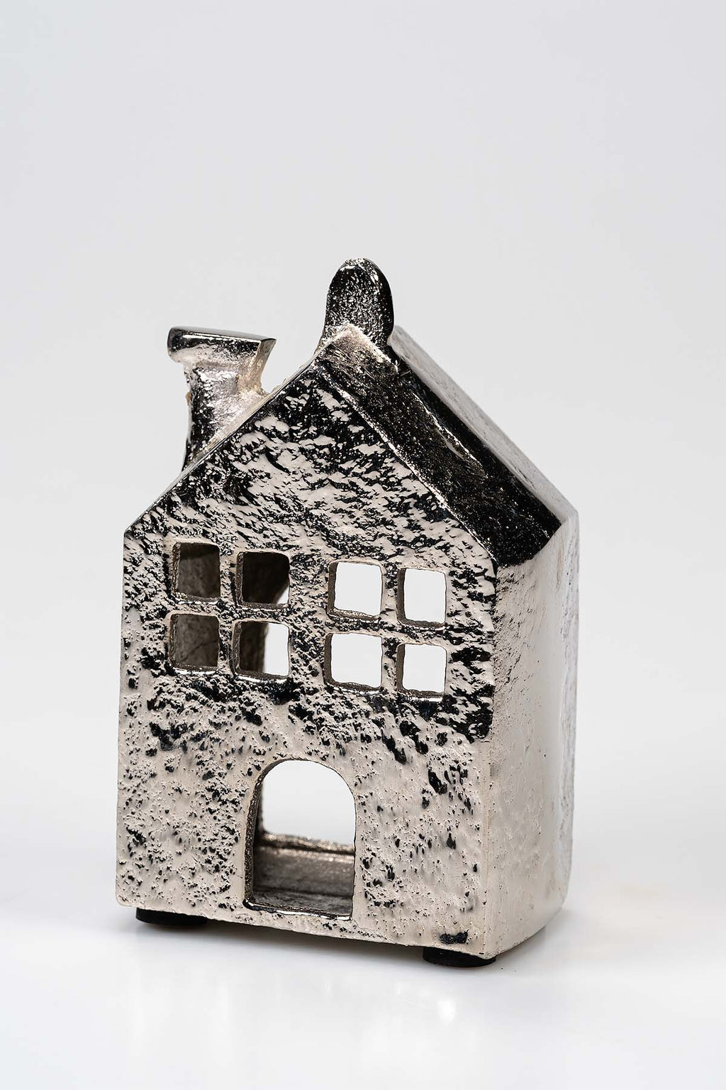Klein Silber Lichthaus "Metall" Produktfoto