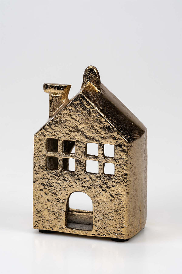 Klein Gold Lichthaus "Metall" Produktfoto