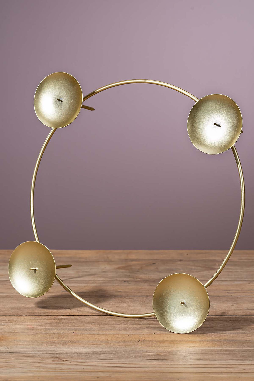 Gold Kerzenring "Kerzenlicht"