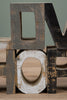 Wooden Words Closeup