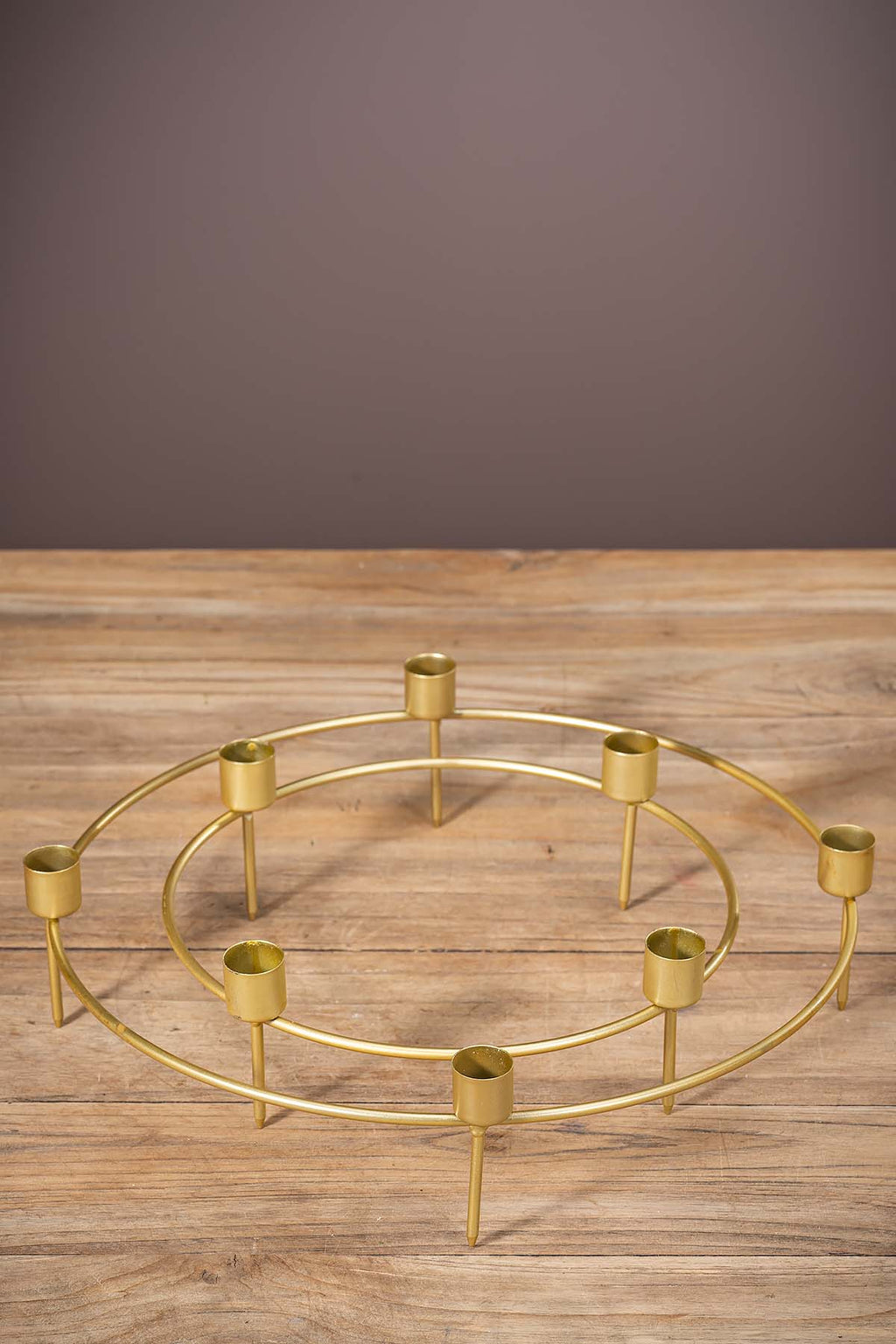 Gold Kerzenring "Kristo"
