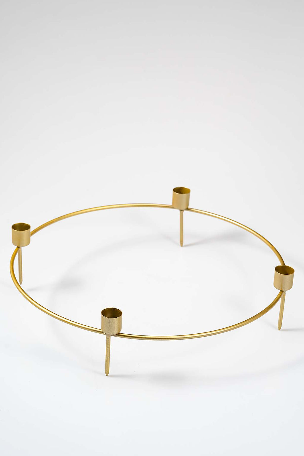 Gold Ø 35cm Kerzenring "Kristo" Produktfoto