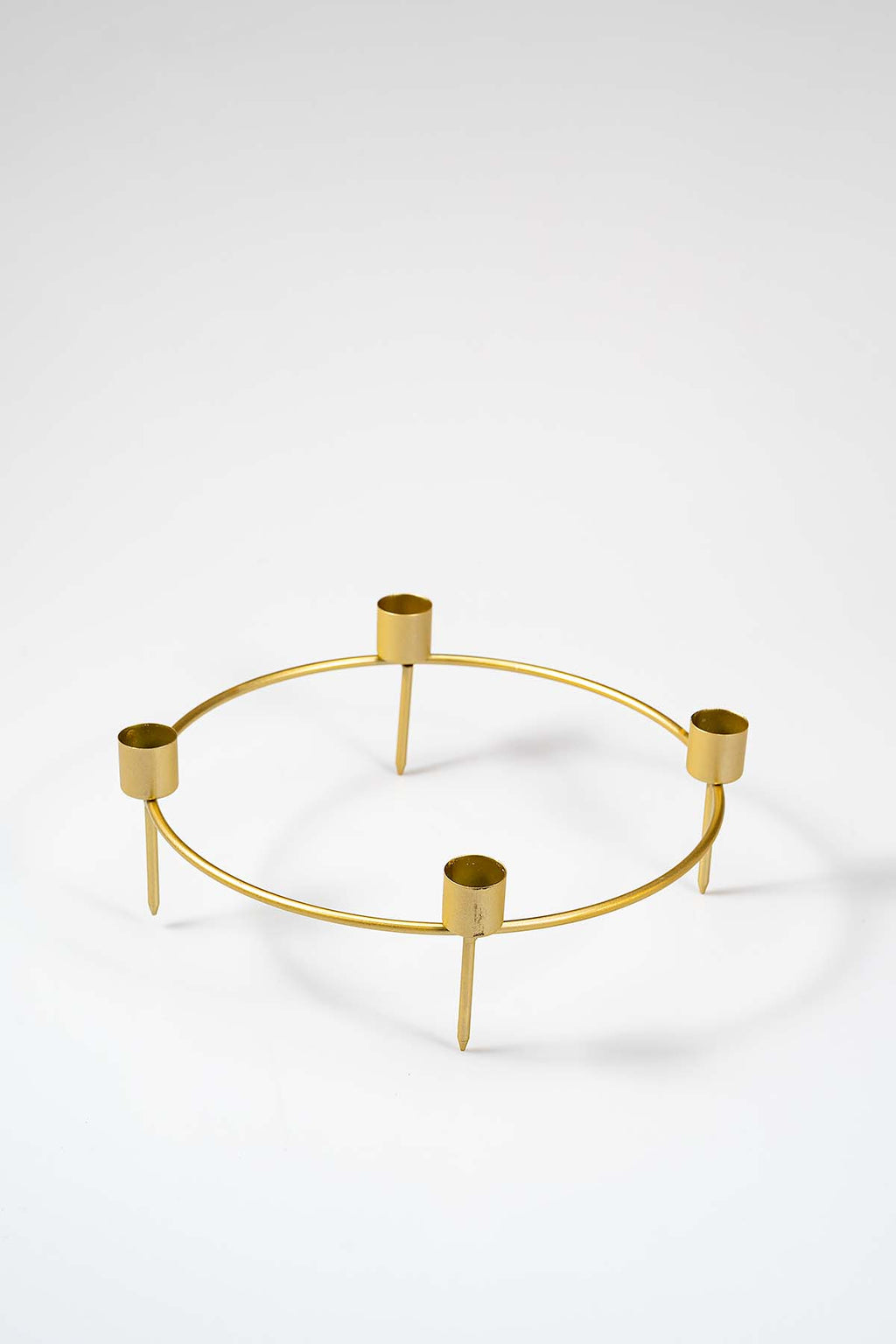 Gold Ø 25cm Kerzenring "Kristo" Produktfoto