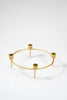 Gold Ø 25cm Kerzenring "Kristo" Produktfoto