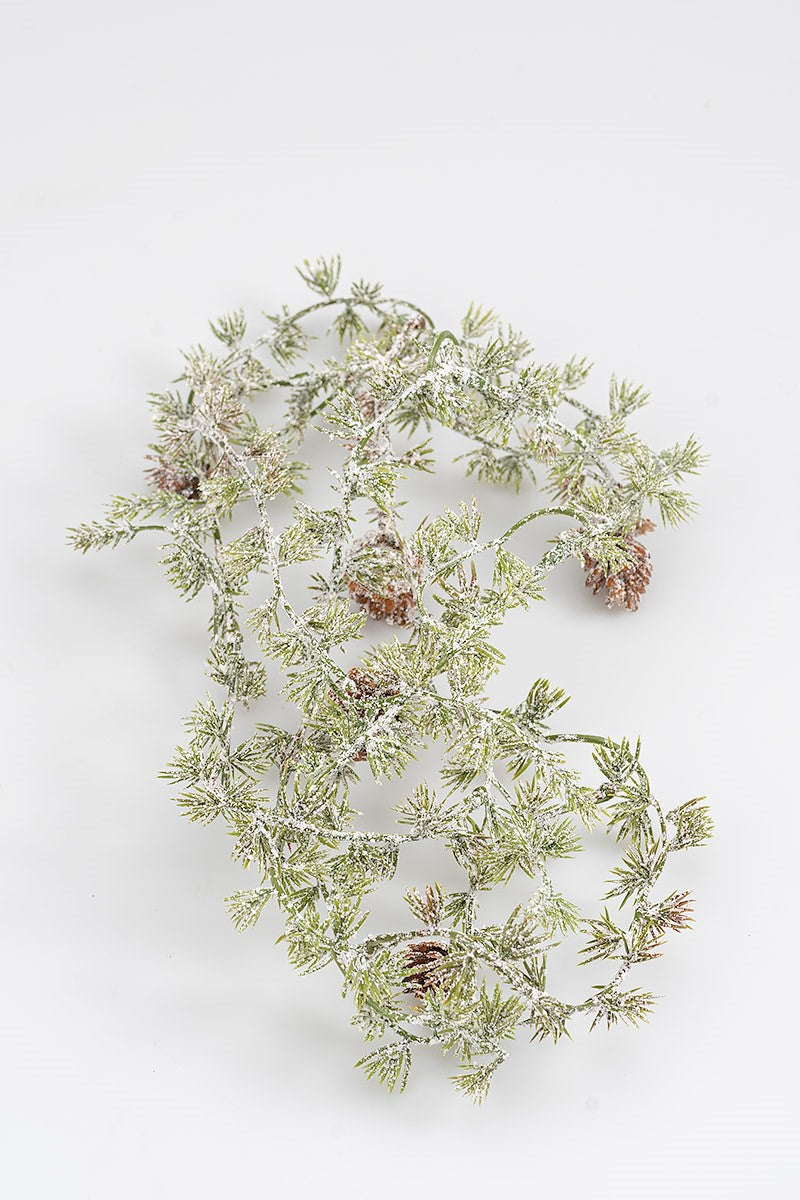 Künstliche Girlande Lärche mit Zapfen Produktfoto