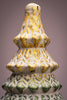 Tannenbaum Loran mit Muster in Gelb-Grün Nahaufnahme