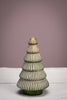 Tannenbaum Loran mit Muster in Gelb-Grün