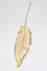 Gold Federwedel "Glitzerrand" Produktfoto