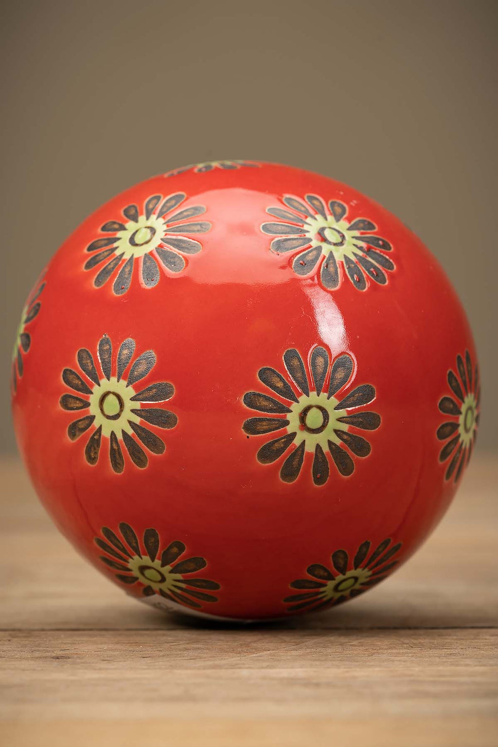 Rot Schwimmkugel "Blüten"