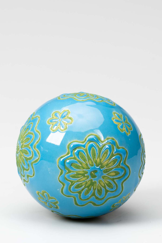 Blau Schwimmkugel "Blüten" Produktfoto