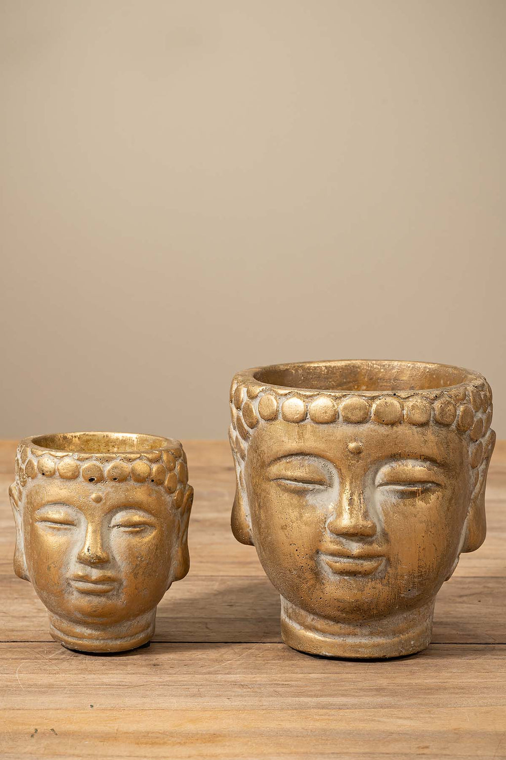 Blumentopf "Buddha" - Gold Edition