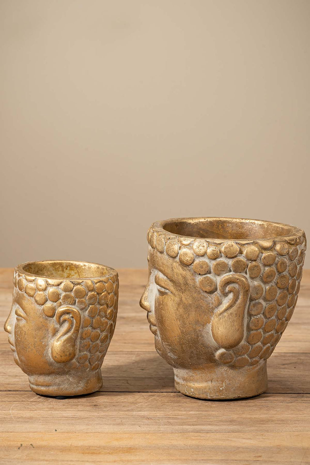 Blumentopf "Buddha" - Gold Edition