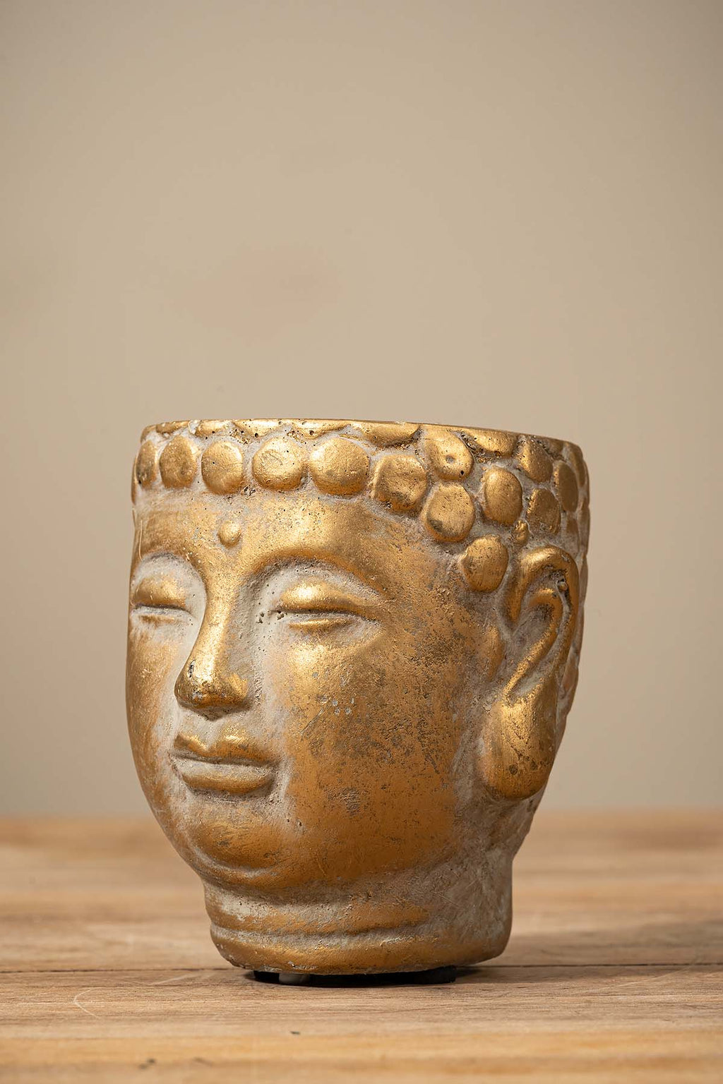 Klein Blumentopf "Buddha" - Gold Edition
