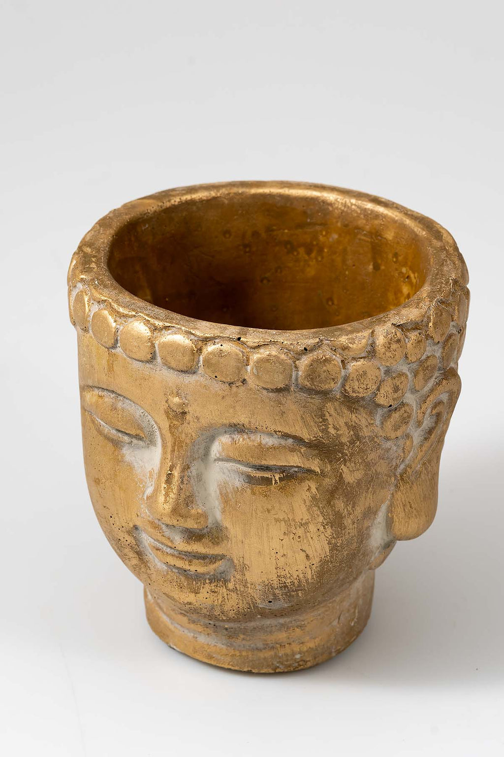 Groß Blumentopf "Buddha" - Gold Edition Produktfoto