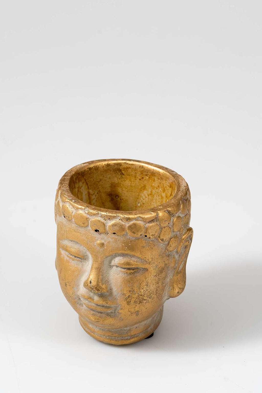 Klein Blumentopf "Buddha" - Gold Edition Produktfoto