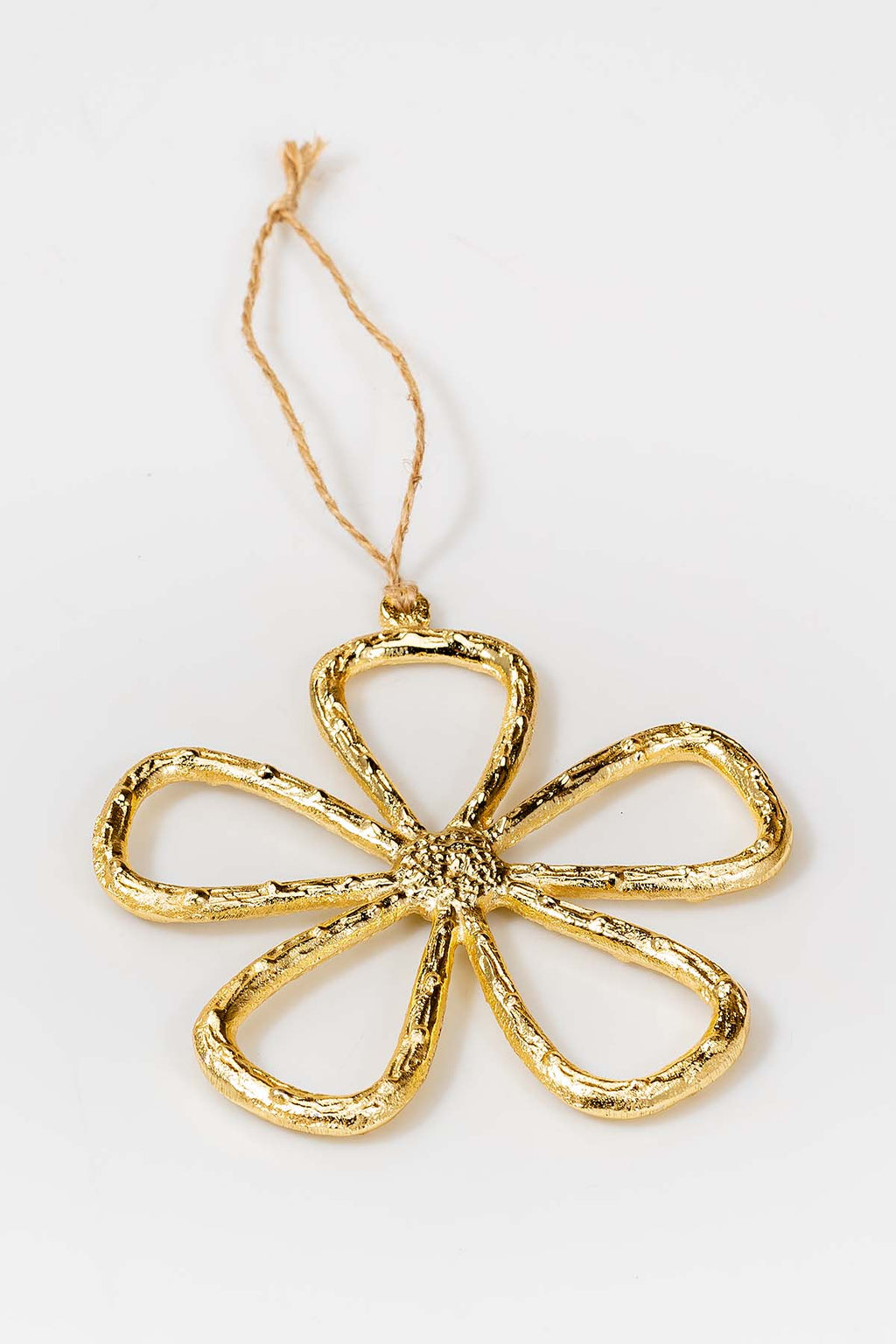 Metallhänger "Blume" Gold Produktfoto