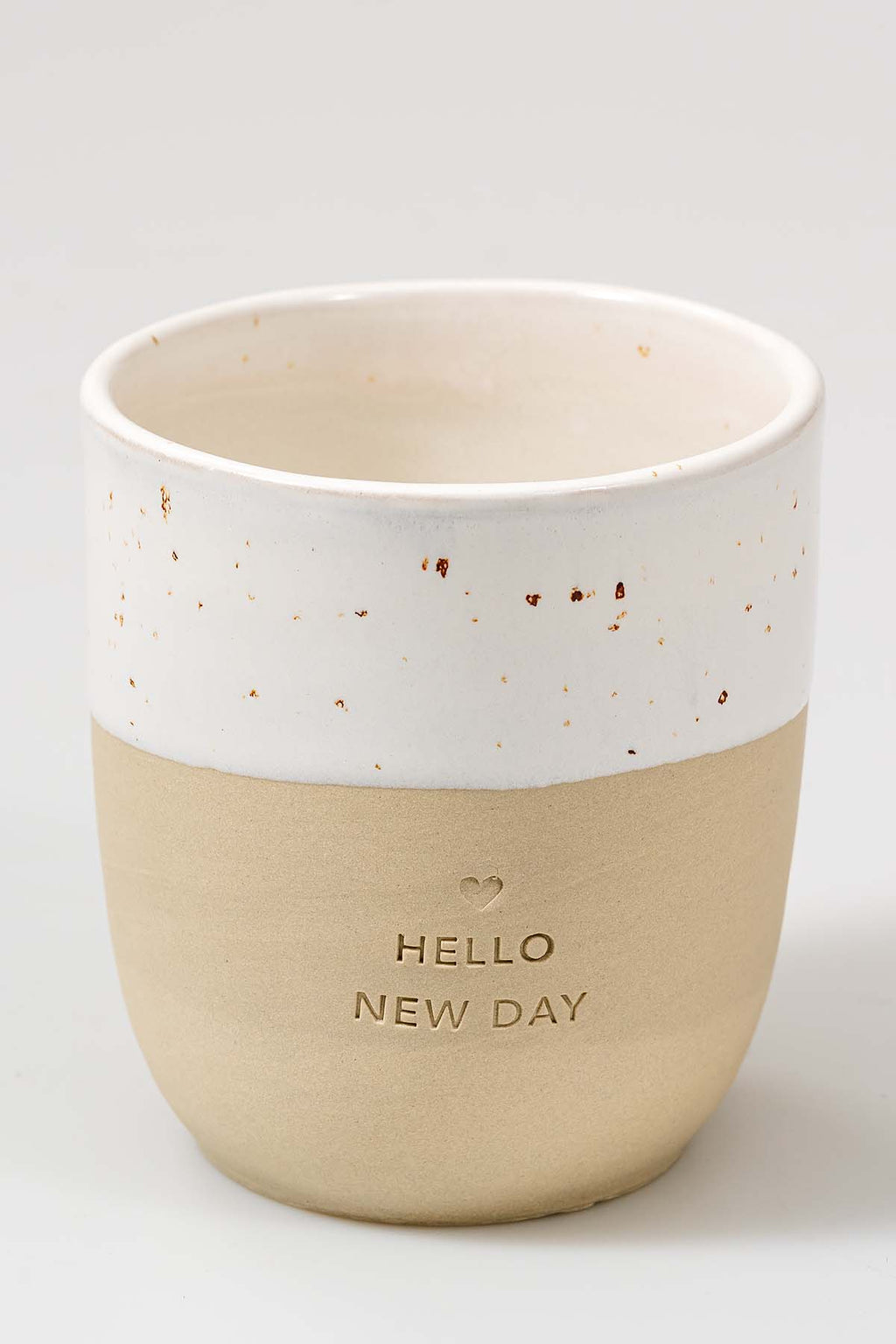 Hello New Day Hangemachter Becher "Alltagspausen" Produktfoto