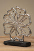 Metallblume mit Standfuß