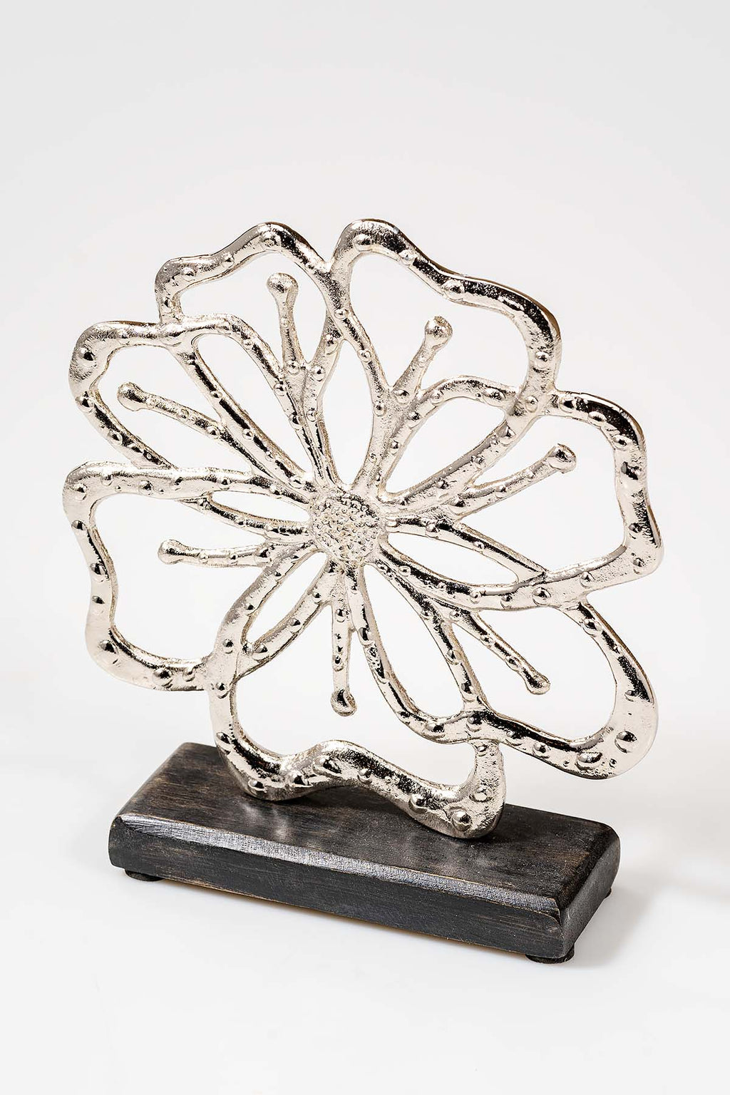 Metallblume mit Standfuß Produktfoto