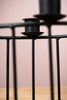 Deko Kerzenhalter "Drahtkorb" - Black Edition Closeupo